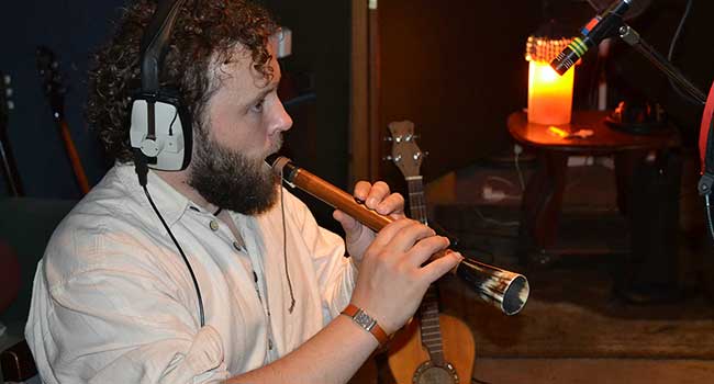 Saulius Petreikis Recording at Unit 7 Studio